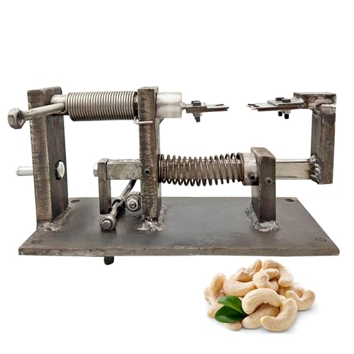 INTSUPERMAI Manual Cashew Nuts Sheller Hand-Foot Cashew Nut Cracker Carbon Steel Shelling Tools Peeling Machine Suitable for 0.7