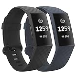 [Varios colores]Las correas de colores brillantes compatibles con Fitbit Charge 3 tienen muchos colores de moda para elegir, combinan con su estado de ánimo y atuendos diferentes en la vida diaria, hacen que la banda se adapte para más ocasiones: correr / nadar / jugar / hacer ejercicio.