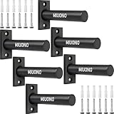 MIUONO Weight Plate Holder, 6 Pack Weight Plate Rack, Fit for 2 Inch Olympic Plate Storage Home Gym