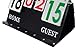 Tandem Sport Score Keeper - Double-Sided Score Flipper for Volleyball, Basketball, Baseball & Football - Tabletop Easy Flip Scoreboard