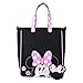 Loungefly Disney Minnie Floral Rock The Dots Tote Bag with Coin Bag