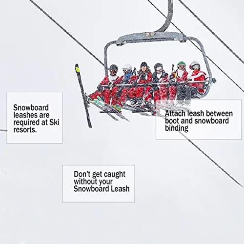 Cabo elástico de esqui,Alças de Encadernação de Snowboard - Corda de fixação de segurança para bota