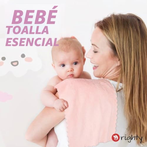 Miniatura 5 de Orighty Paños De Vellón Coral Supersuaves Y Absorbentes, Paños Suaves Y Grandes Para La Piel Sensible Del Bebé, Paquete De 8 Unidades De 20 X 10 Pulgadas