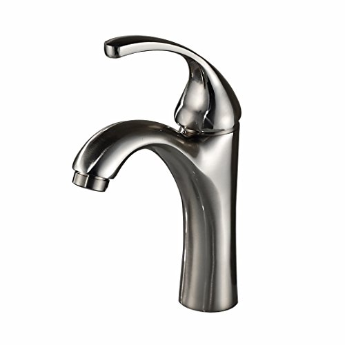 Senlesen Single Handle Hole Bathroom Sink Vessel Faucet Spout Lavatory Mixer Tap Brushed Nickel