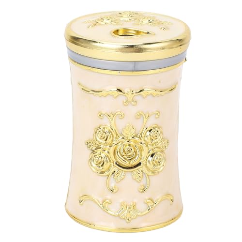 Tomotato Porte-cure-dents de cure-dent de cure-dent de cure-dents Retro Boîte de dents de dents de dents Portables Picks Storage Organisateur de rangement pour le restaurant de l'hôtel (Or)