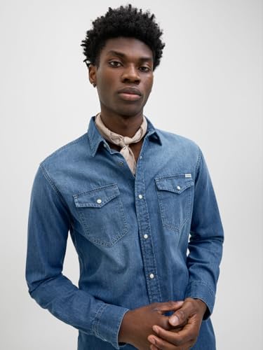 Image of Jack & Jones Men's Jjesheridan Shirt L /S Noos Jjesheridan Shirt L /S Noos (Pack of 1)