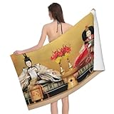 ひな祭り 雛人形 雛祭り ひな人形 7 バスタオル ヘアタオル ビーチタオル スイムタオル 抗菌防臭 柔らかい肌触り 瞬間吸水 な吸水性と速乾性 家庭用、ホテル、スポーツなどに最適