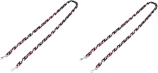 SOLUSTRE 2pcs Glasses Chain Glasses Strap Holder Glasses Holder Necklace Anti-lost Masks Leash Ladies Sunglasses Eyeglass Lanyards for Women Miss Acrylic Mask Belt Leopard Print