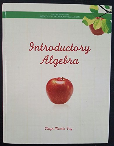 Introductory Algebra Custom Edition for State C... 1256154423 Book Cover