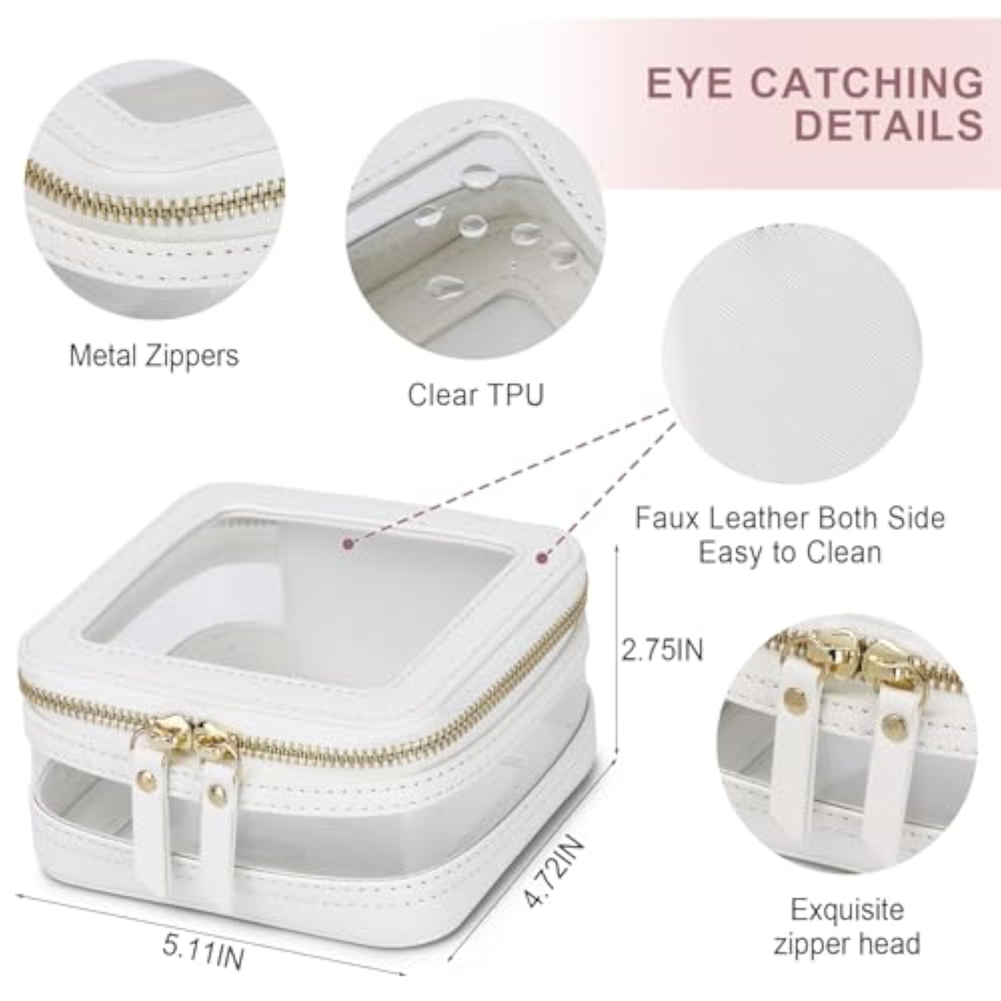 Clear Traveling Toiletry Bag TSA Approved