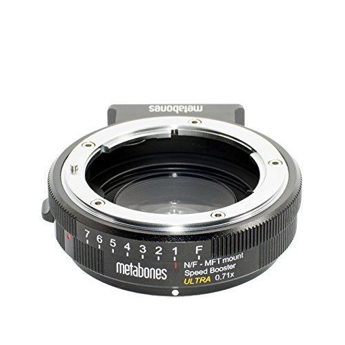 Metabones Mb_Spnfg-M43-Bm3 Nikon G To Micro Four Thirds Speed Booster 0.71X Black Lens #TOP2