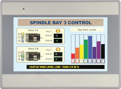 Image of HMI5070L 7 inch, Touchscreen Monitor for Hazardous Locations, 800 x 480 Resolution, Industrial Automation