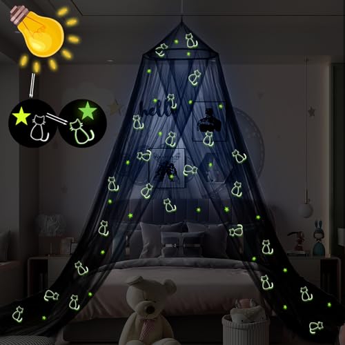 Sesamis YGWZ Kinderzimmer Betthimmel Katzenmuster