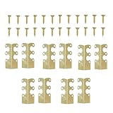 Tanakeji Metallischer Eckenschutz für Wände | 10 Stück Schutzausrüstung für Sockelleisten,Möbel Kantenschutz,für Mieter Vermieter Büroräume Wohnungen Wohnzimmer Schlafzimmer Tische Türöffnungen Flure