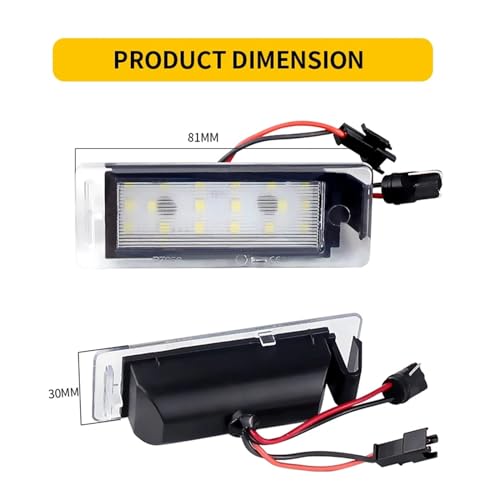 Luz LED de matrícula para Buick para solucionar parpadeos y fallos 5