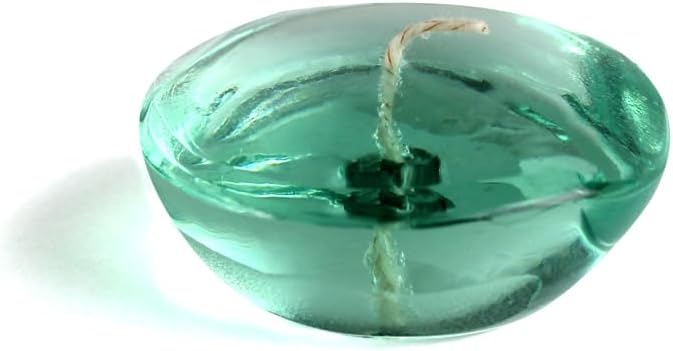 CFZ-110-12 3 in. Clear Gel Floating Candles Aqua - 72 Piece