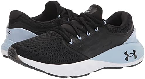 Under Armour Women's Charged Vantage Running Shoe, Black (004)/Isotope Blue, 9 | Image 6