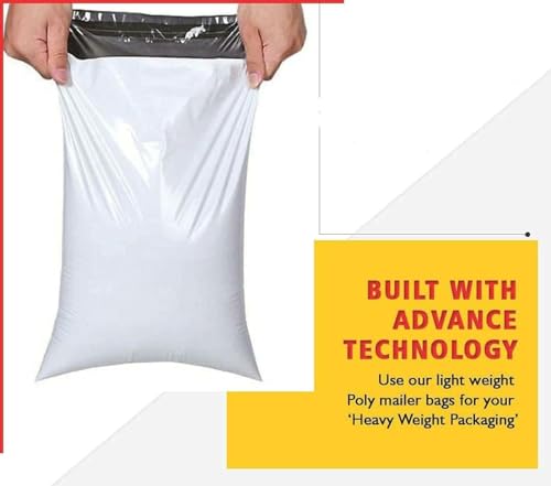 Image of VENOM (55 micron) Pack of 75 Polybags with POD Pocket Self Adhesive Recycled Plastic - Tamper Proof Online Courier Bags /Envelopes /Pouches /Covers /Mailing Bags (Size : 14 X 18 Inch)