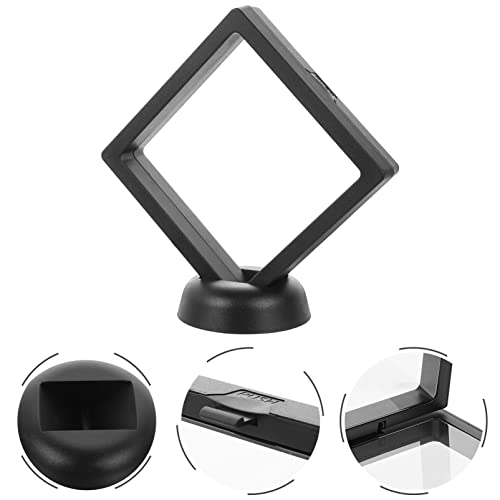 FOMIYES 5 Peças Caixa de Moldura de Exibição Flutuante 3D Suporte de Moldura de Joias Flutuante Espé
