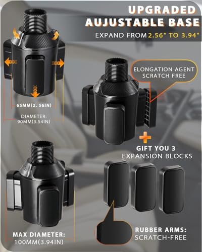 Portavasos expansor 4 en 1 para carro con bandeja ajustable miniatura 6
