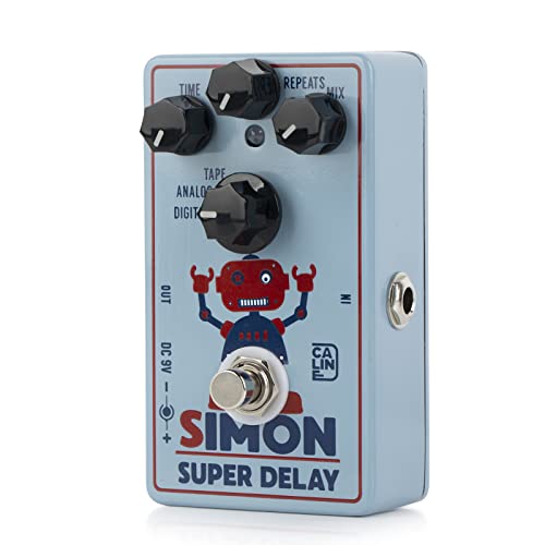 Caline Cp-513 Simon Super Delay Guitar Effect Pedal With Digital, Analog And Tape Options #TOP1