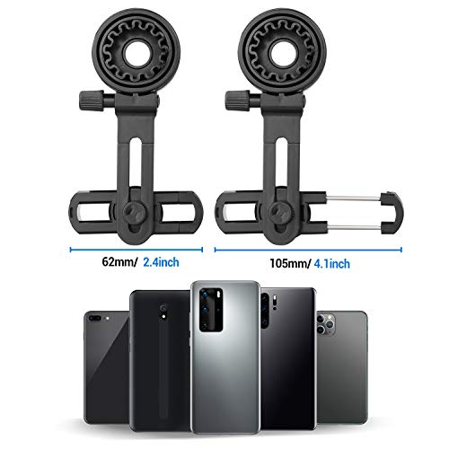 image for HUTACT Universal Cell Phone Adapter Mount for Binocular Monocular Spot