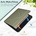 Caweet Case for Kobo Libra Colour 7 Inch 2024 Release, Premium PU Leather Origami Stand Protective Sleeve Cover with Auto Wake/Sleep Feature, Green