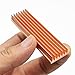 Awxlumv M.2 Heatsink Pure Copper Nvme 2280 SSD Heat Sink 7 Coling Fins with Silicone Thermal Pad for PC / PS5 M2 PCIE NVMe SSD or M.2 SATA SSD