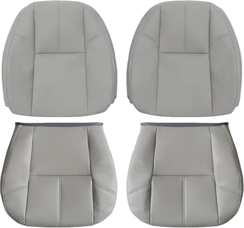 Housse de siège cuir gris Chevy Silverado 2007-2014 avec mousse d'assise - 4