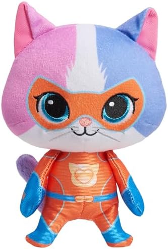 Just Play Disney Junior SuperKitties Small Plush Stuffed Animal, Buddy, Kittens, Kids Toys for Ages 2 Up by