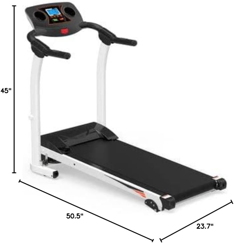 Compact Easy Folding Treadmill Motorized Running Jogging Machine