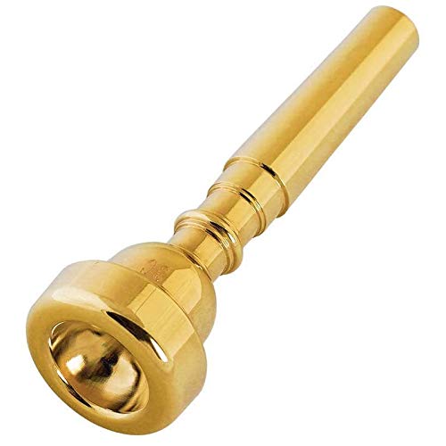 Bloepum Trumpet Mouthpiece 7C 5C 3C Trumpet Mouthpiece Set Replacement Musical Instruments Accessories (3 Pack) Golden