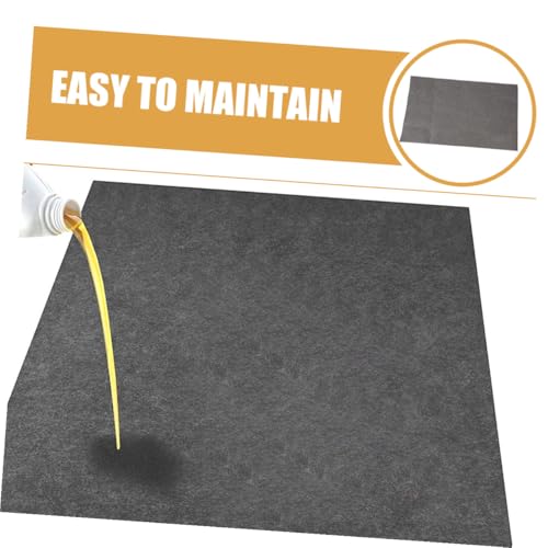 TOKIDNY ガレージ用大判防油フロアマット 耐久性 滑り止め仕様 整備向け再利用可能オイル吸収マット 車修理作業に