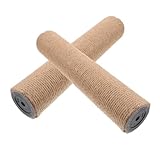 JEWEDECO Sisal Cat Scratching Post Replacement with DIY Assembly 2Pcs and Space Saving Design for Cat Tree
