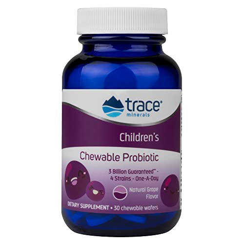 Trace Minerals | Children's Chewable Probiotic 30 Chewable | Probióticos masticables para niños, 30 masticables