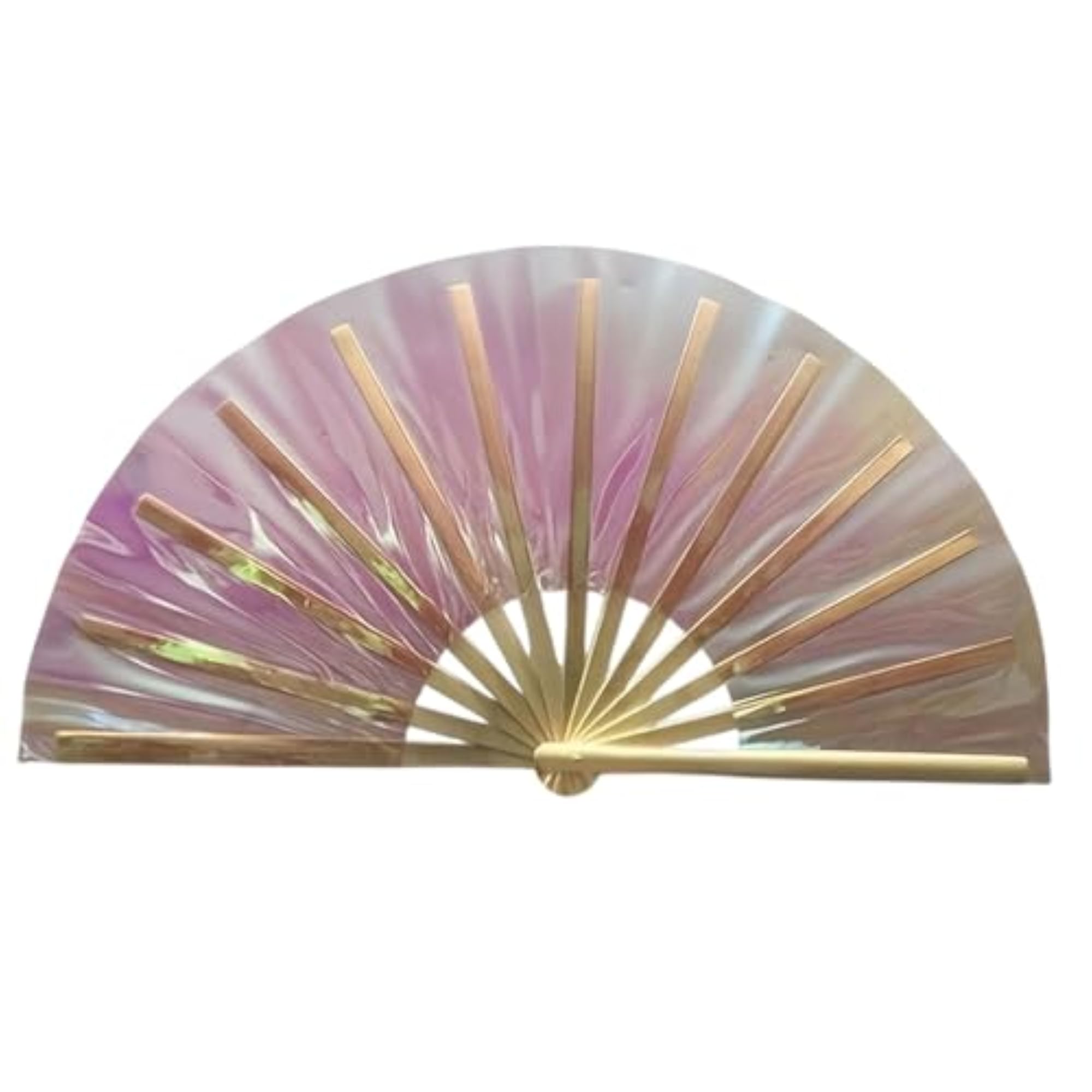 Folding Popping Fan Creative Decor for Rainbow Outfits