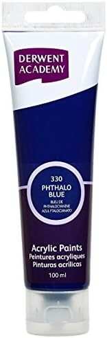 Derwent Academy Acrylic Paints Pthalo Blue Large 100ml