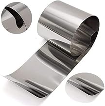 Silver Aluminium Sheet Roll | Metal Foil Plate (1000mm x 100mm x 0.05mm) | DIY Craft, Art & Decoration | Research & Development | Flexible & Durable