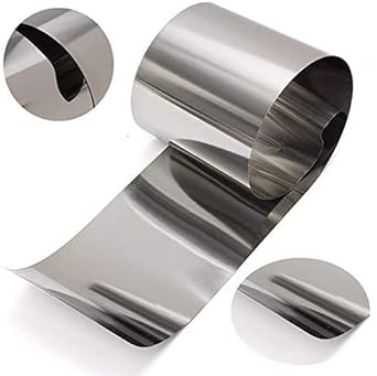 AVIATION METAL & ALLOYS Silver Aluminium Sheet Roll, Metal Foil Plate 1000mm x 100mm x 0.1mm For Decorations Art & Craft/Research & Development