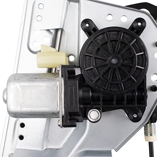 Image of TRQ Rear Left Power Window Regulator & Motor Assembly Drivers Side Compatible with 2000-2005 Cadillac DeVille GM1550119