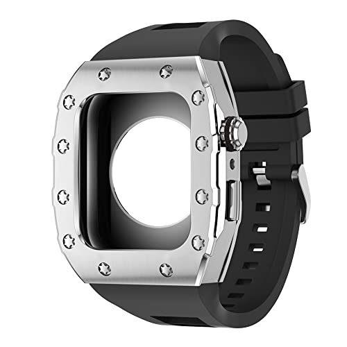 Boîtier en acier inoxydable pour iWatch 44 mm pour protéger et relooker la montre