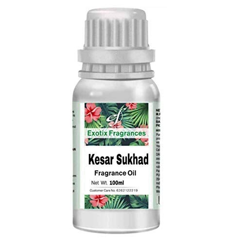 Exotix Fragrance Kesar Sandal Essential Oil for long lasting perfume