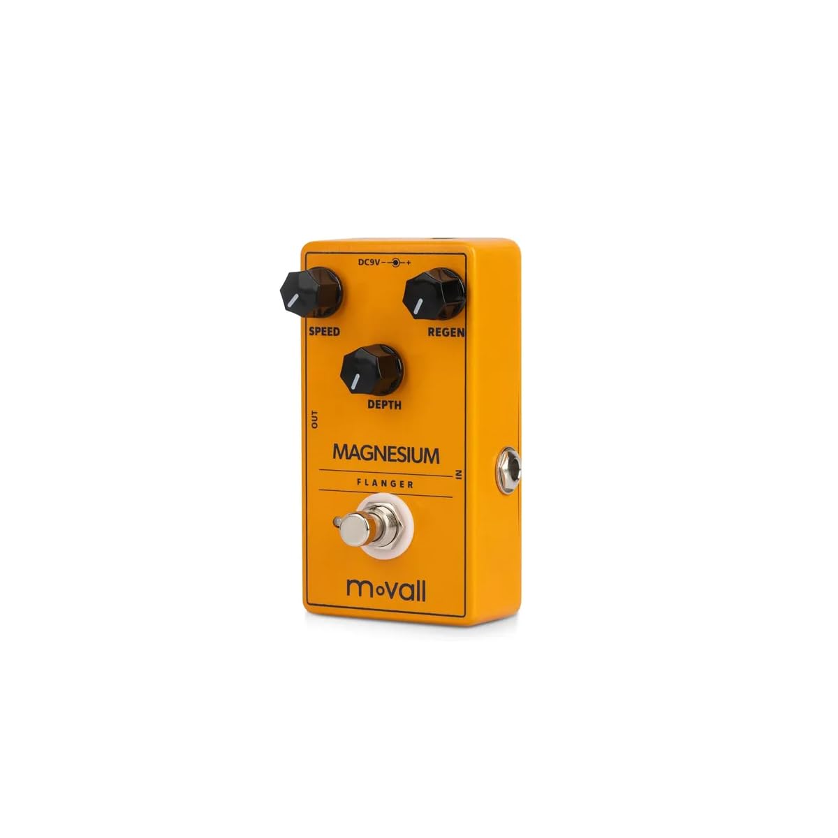 Pedale per chitarra Movall MP-108 Magnesium Flanger - Modulazione dinamica, compatto, True Bypass