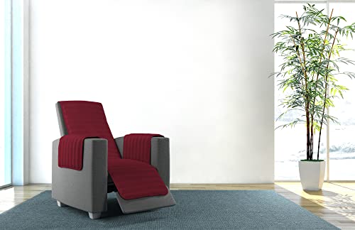 Cubre sillón reclinable italiano acolchado elegante y protector de sofá individual 4