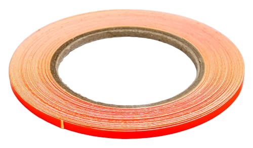 向島自動車用品製作所 M'SPORT M'LINES 蛍光テープ レッド 幅3mm×8m巻 MM-21（Amazon）