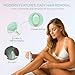 VOGOE Epilator for Women-Cordless Epilators Hair Removal for Women, 4-in-1 Electric Razor Hair Remover, 2 Speeds & 21 Tweezers for Face Legs Arms Armpit Bikini, Green HR310