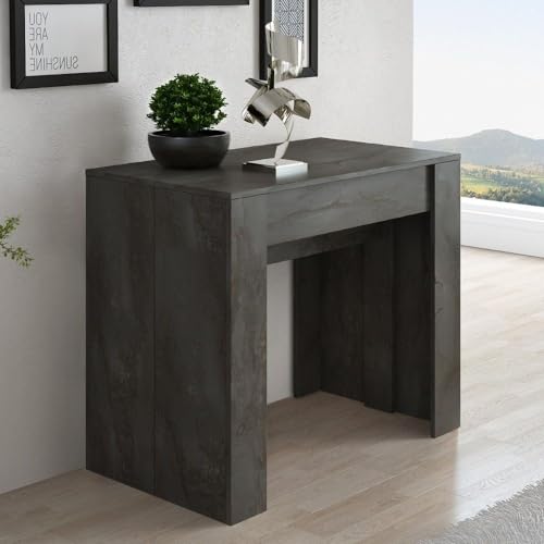 Indomita Consolle Allungabile Luka 90X51,6X76,6H Cm Colore Ossido