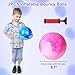 AMOR PRESENT 2PCS Inflatable Playground Balls, 8.7 Inch Marbleized Bouncy Balls Rubber Kickballs Giant Dodgeballs, for Indoor Outdoor Ball Games