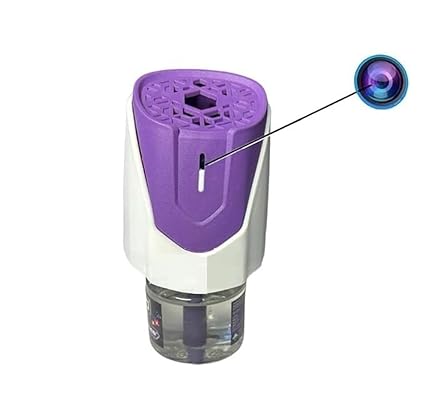 GARYVIZ WiFi Camera, 1080p Full HD Audio Video Recording, Live View 24 Hours, Work with Power 220v, 32GB Inbuilt Memory, Mosquito Lamp Shape Security Camera - Multi