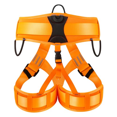 Image of Zeluga Half Body Climbing Harness with Thick Padding, Adjustable Safety Belt for Fall Protection